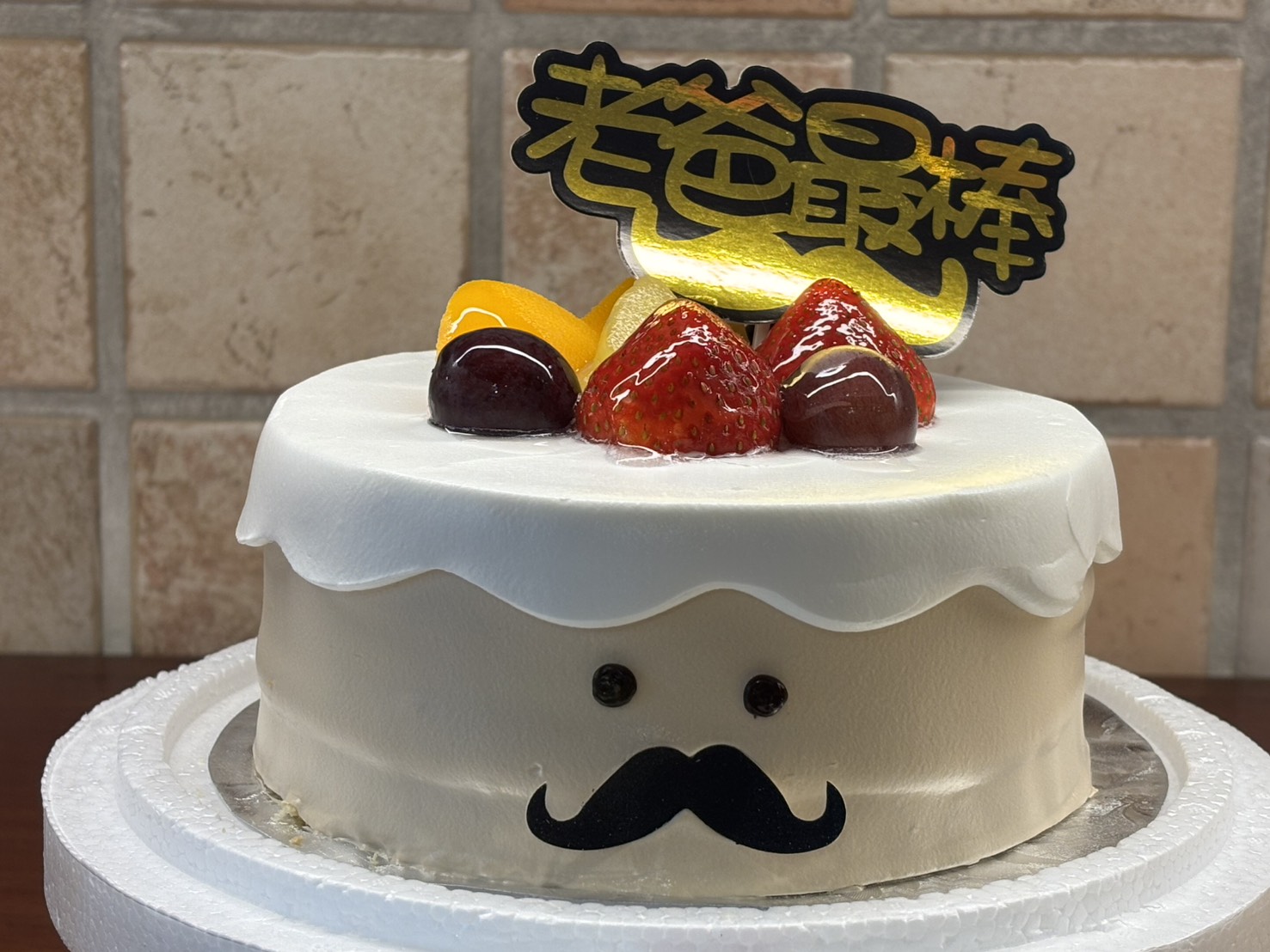 A002蜜而可藝術蛋糕❤感恩爸爸❤父親節經典人氣生日蛋糕85折(即日起~8月20日)  