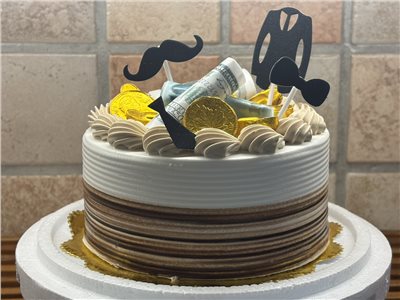 A002蜜而可藝術蛋糕❤有錢爸爸❤父親節經典人氣生日蛋糕85折(即日起~8月20日)    